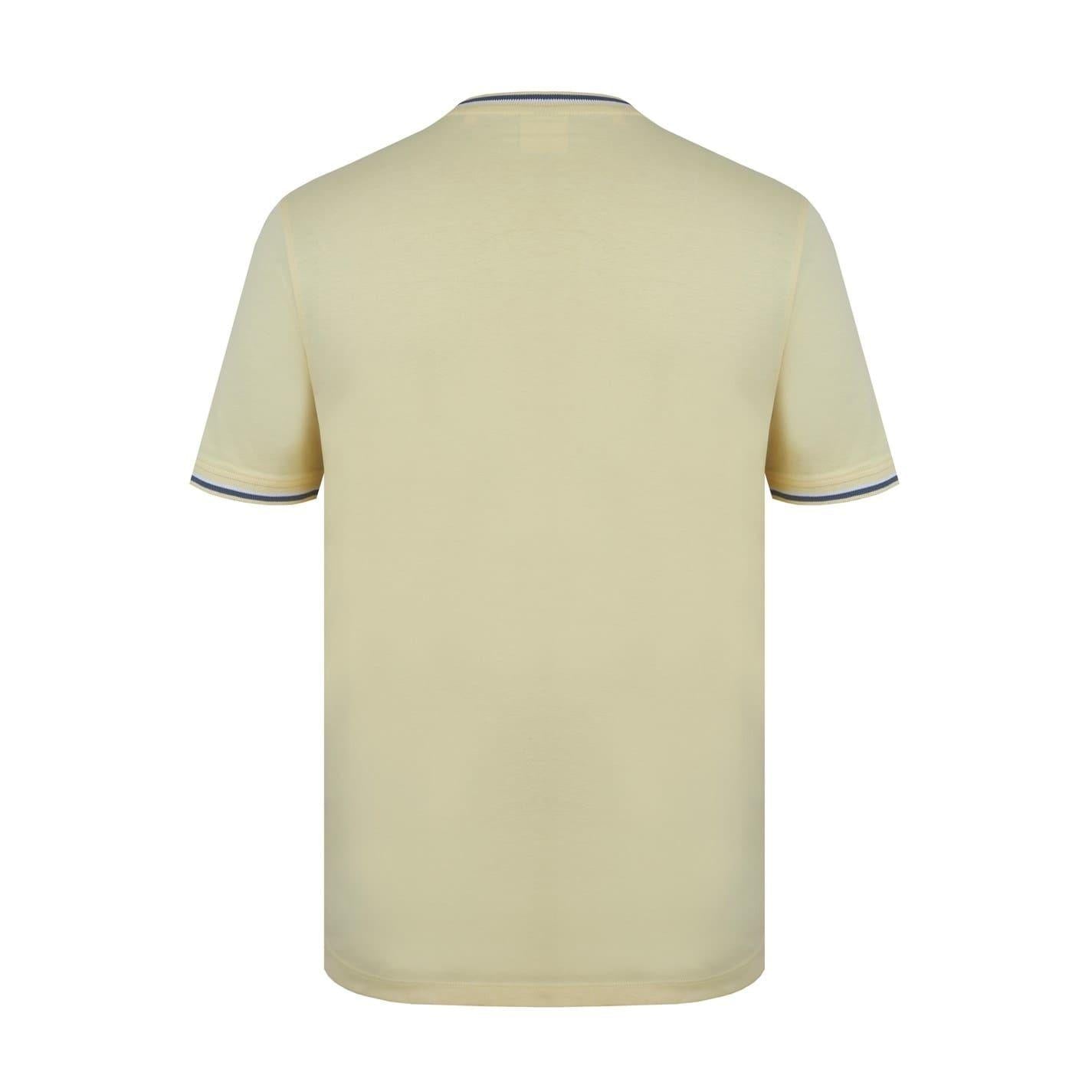 Yellow - Back - Slazenger Mens Cotton T-Shirt