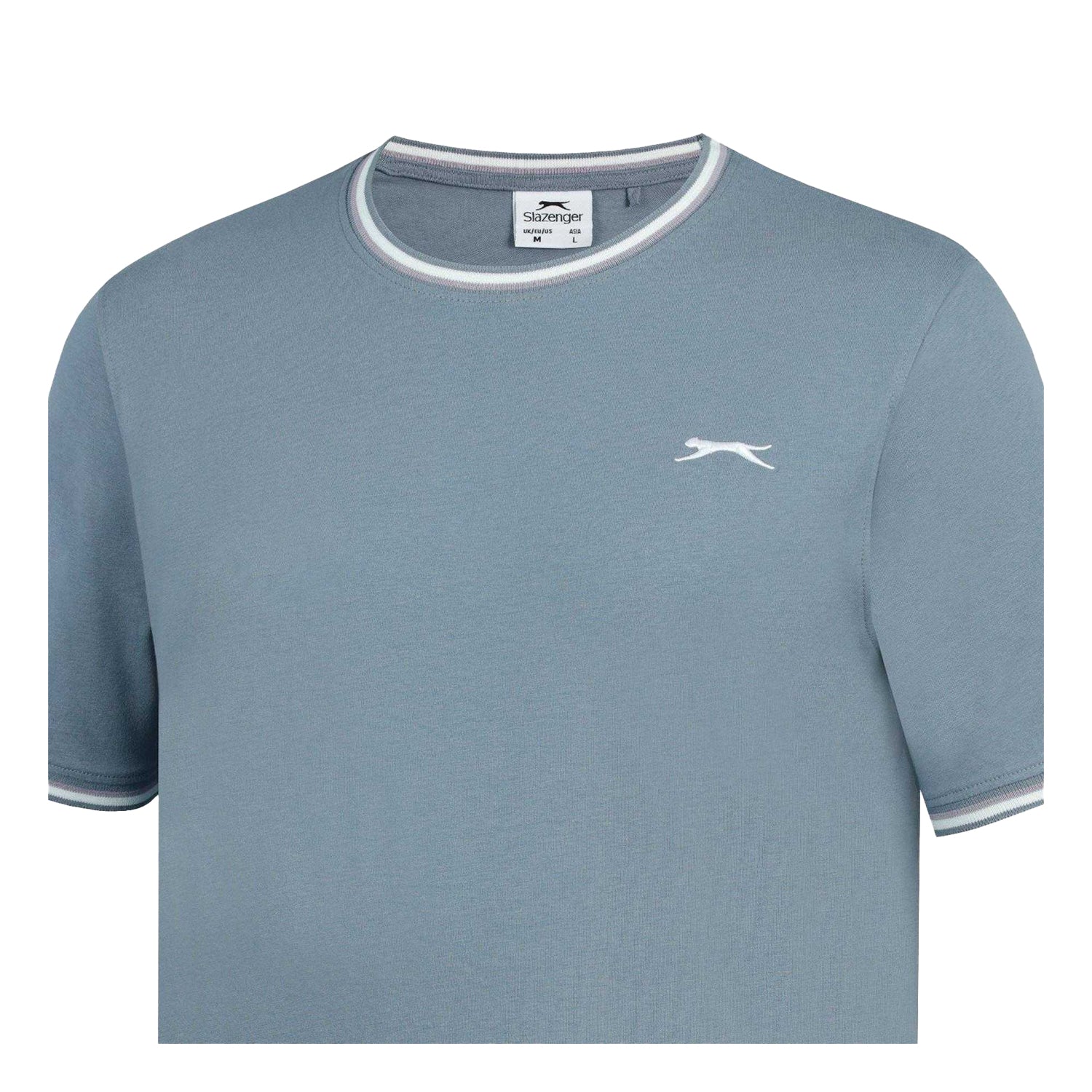 Slate Blue - Lifestyle - Slazenger Mens Cotton T-Shirt