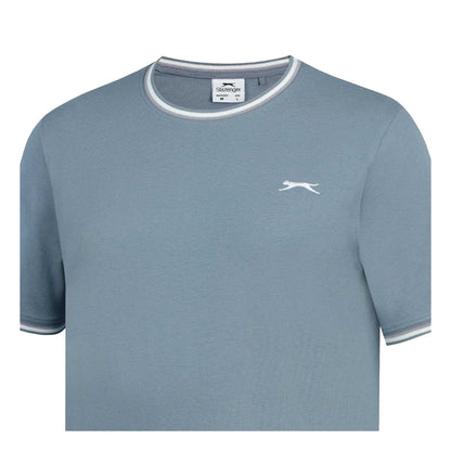 Slate Blue - Lifestyle - Slazenger Mens Cotton T-Shirt