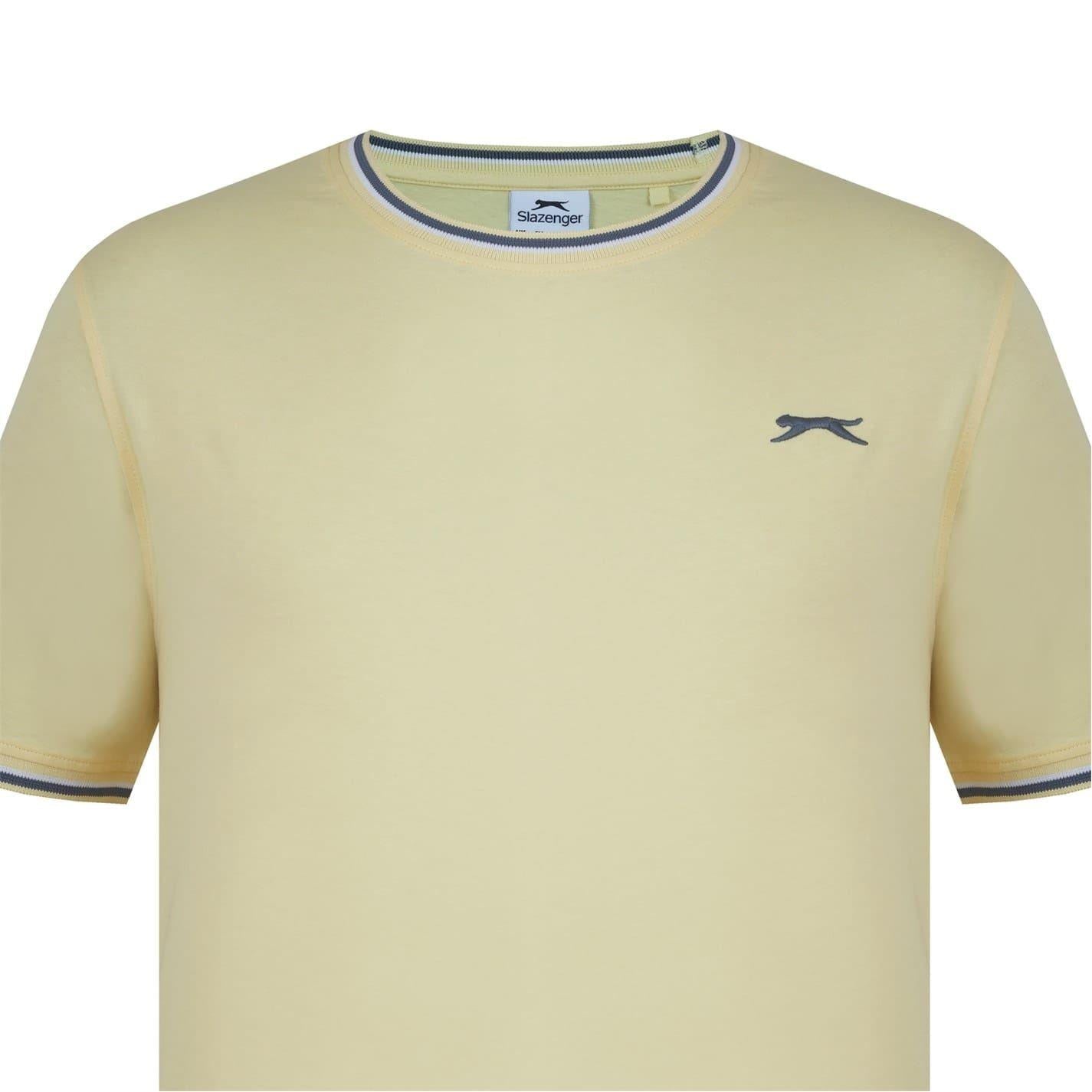 Yellow - Lifestyle - Slazenger Mens Cotton T-Shirt