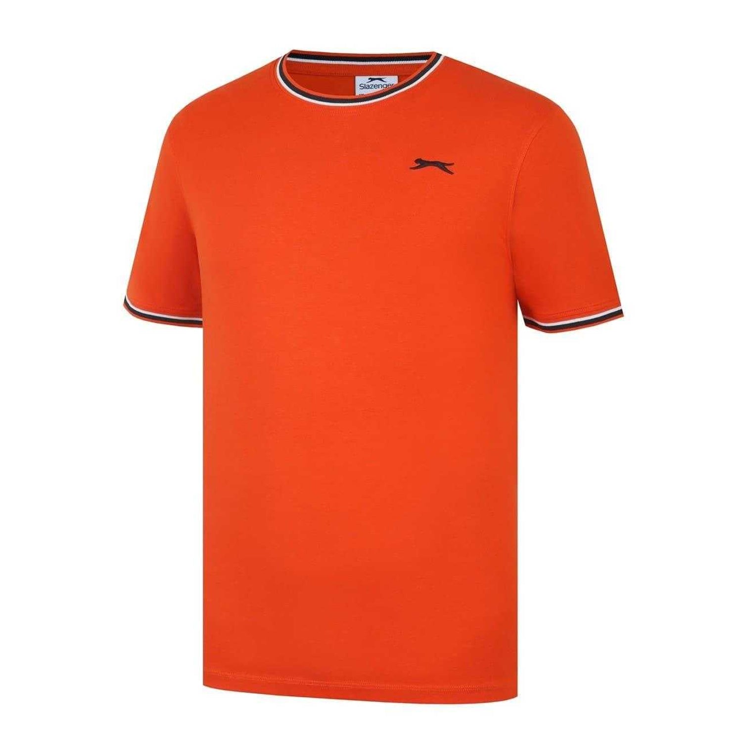 Spicy Orange - Side - Slazenger Mens Cotton T-Shirt