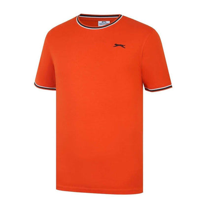 Spicy Orange - Side - Slazenger Mens Cotton T-Shirt