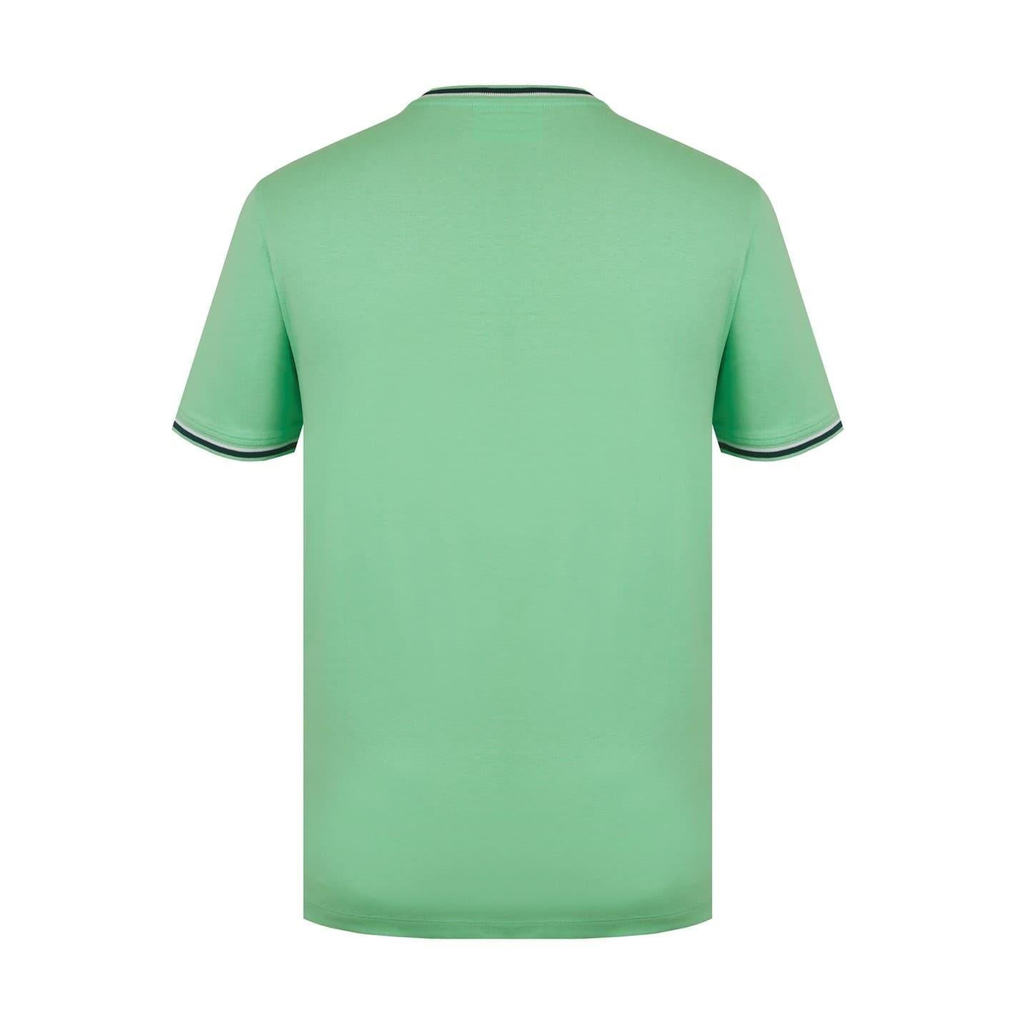 Bright Green - Back - Slazenger Mens Cotton T-Shirt