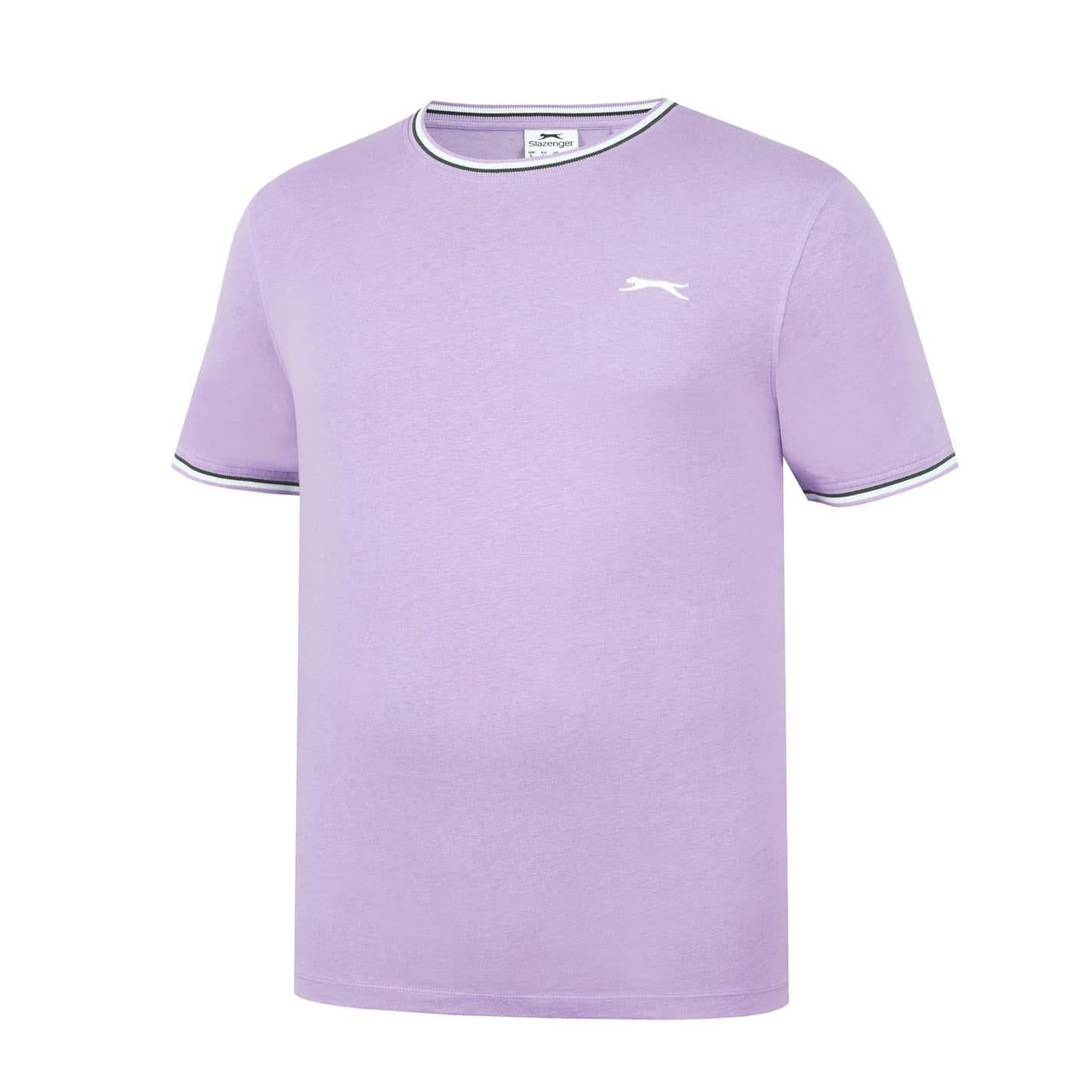 Lavender - Side - Slazenger Mens Cotton T-Shirt