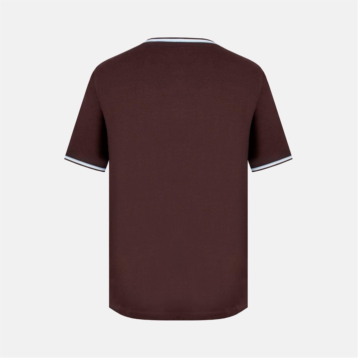 Chocolate - Back - Slazenger Mens Cotton T-Shirt