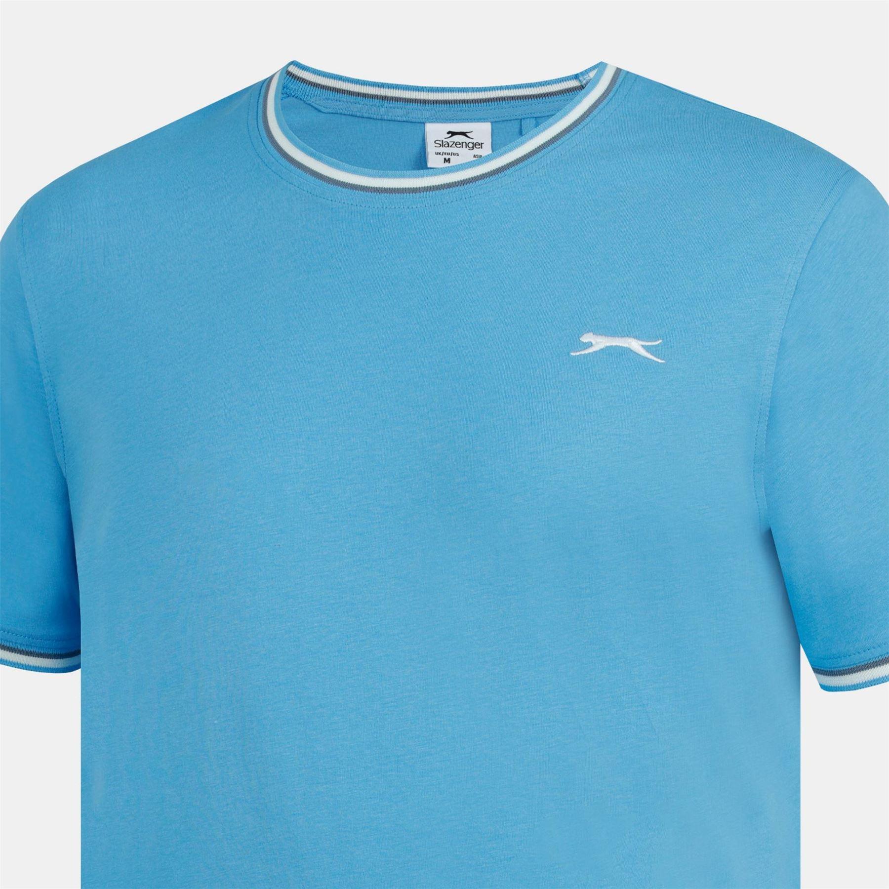 Bright Blue - Lifestyle - Slazenger Mens Cotton T-Shirt