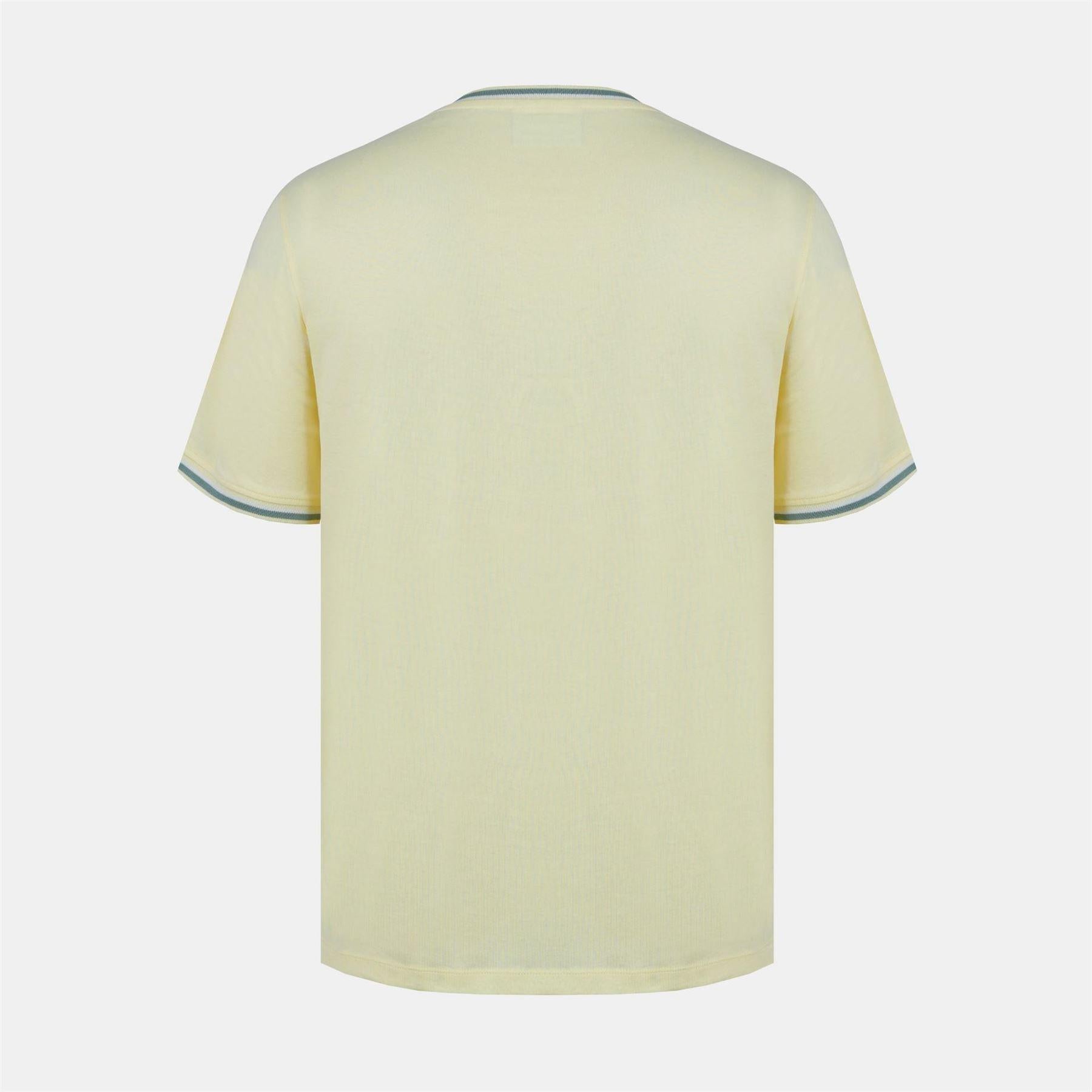 Light Yellow - Side - Slazenger Mens Cotton T-Shirt