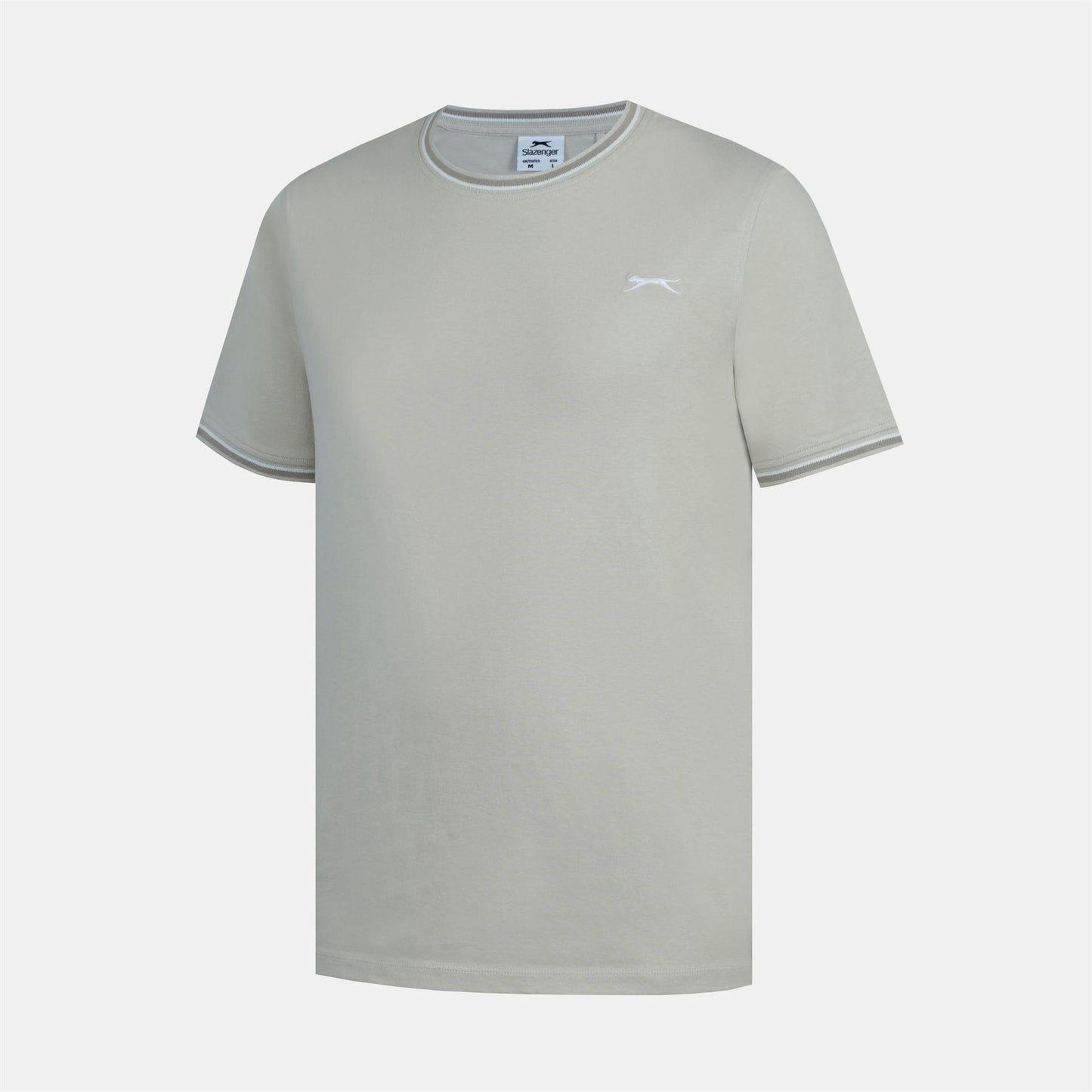 Stone - Back - Slazenger Mens Cotton T-Shirt