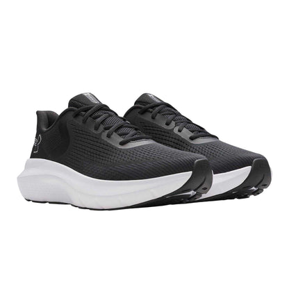 Black - Pack Shot - Under Armour Mens Charged Rogue 5 Low Cut Flat Trainers