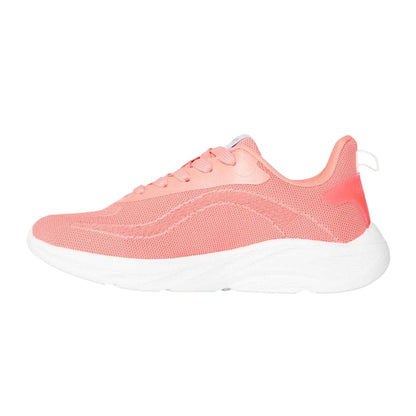 Salmon-White - Back - Ellesse Womens-Ladies Como Logo Low Cut Trainers