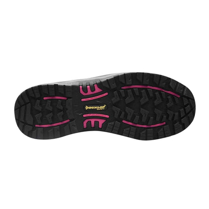 Black - Lifestyle - Dunlop Womens-Ladies Nubuck Steel Toe Cap Safety Boots