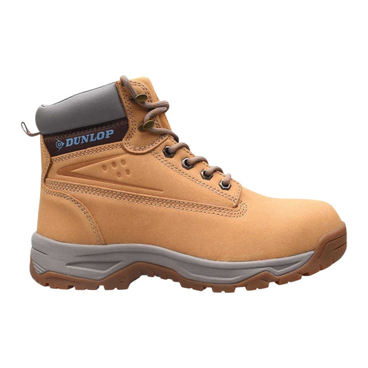 Honey - Front - Dunlop Womens-Ladies Nubuck Steel Toe Cap Safety Boots