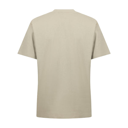 Beige - Back - Hugo Boss Mens Heavyweight Relaxed Fit T-Shirt