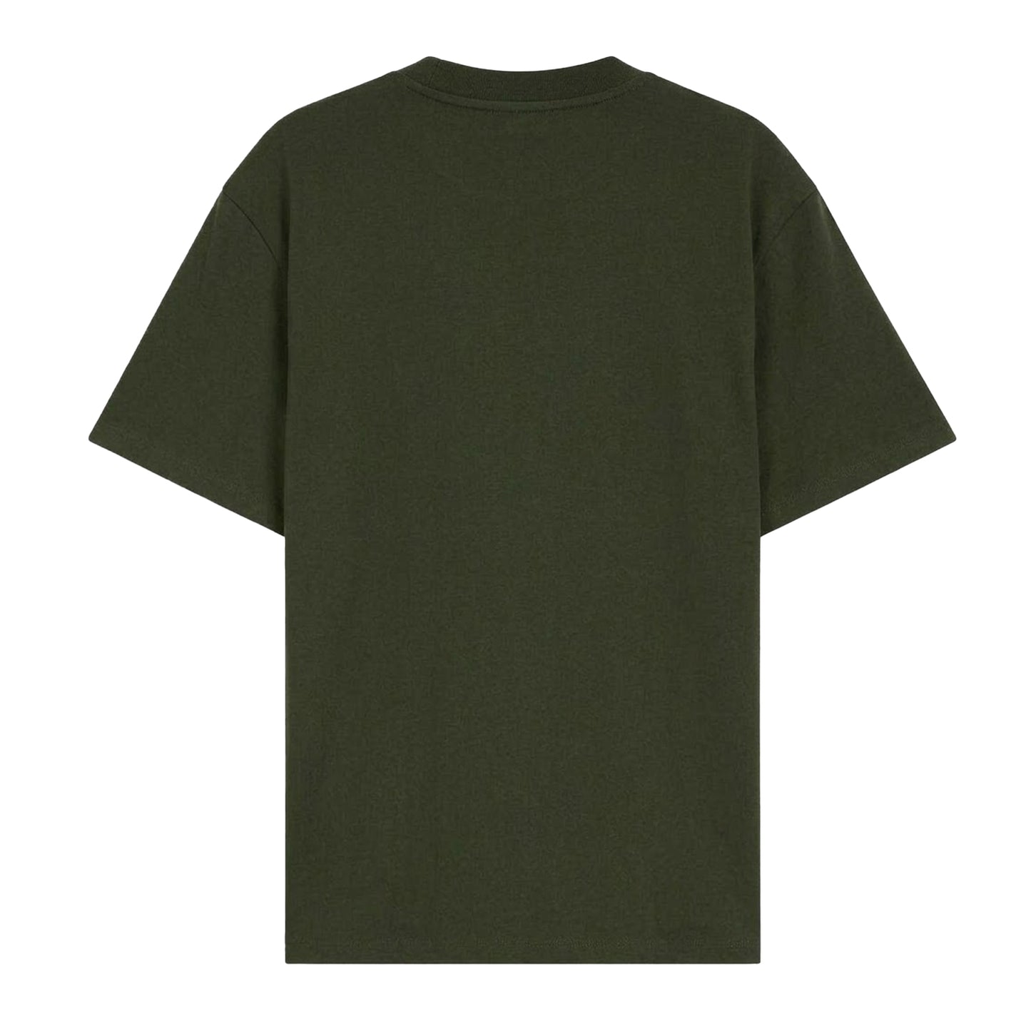 Dark Green - Back - Hugo Boss Mens Heavyweight Relaxed Fit T-Shirt