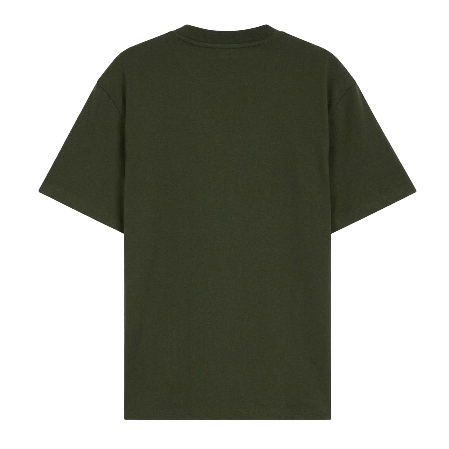 Dark Green - Back - Hugo Boss Mens Heavyweight Relaxed Fit T-Shirt