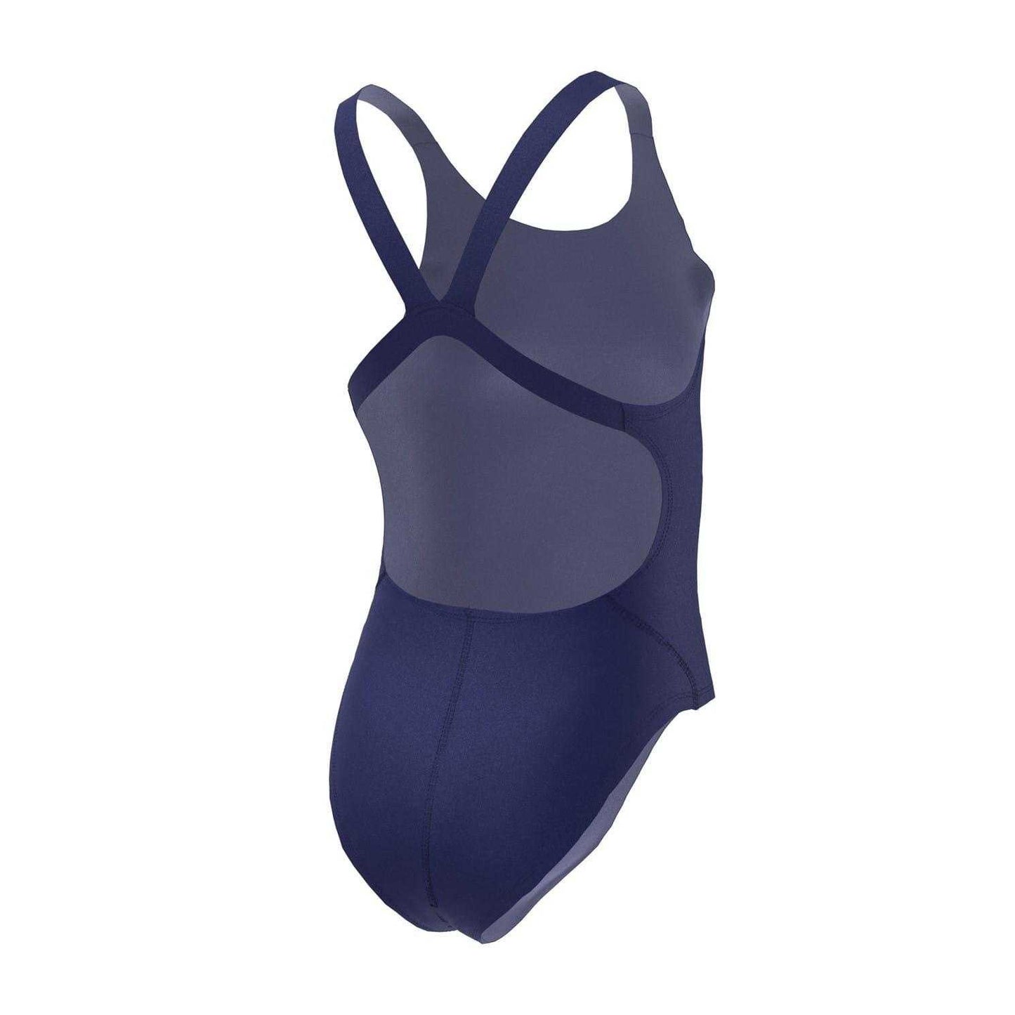 Midnight Navy - Back - Nike Girls Hydrastrong One Piece Swimsuit