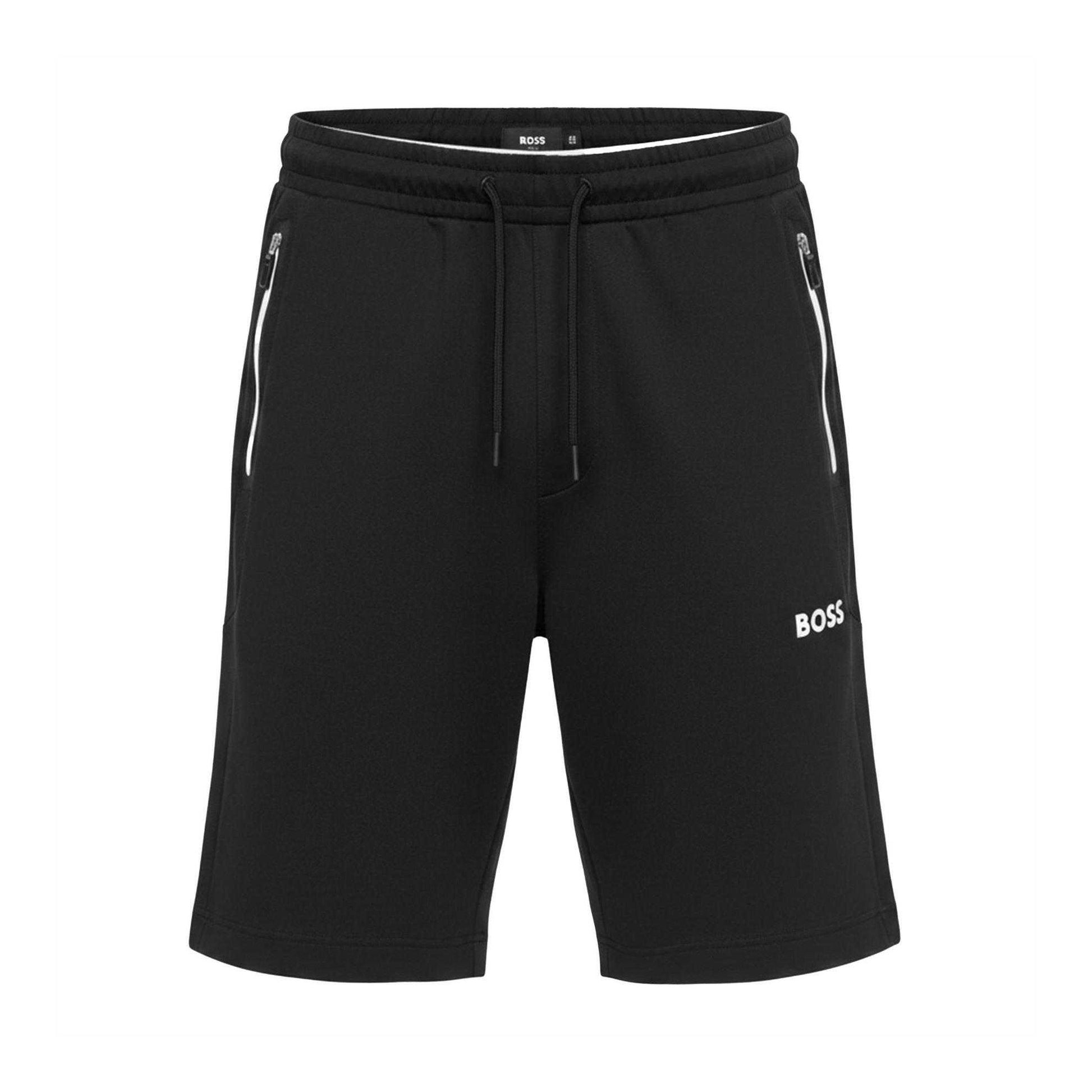 Dark Blue - Front - Boss Mens Headlo 1 Drawstring Waist Shorts