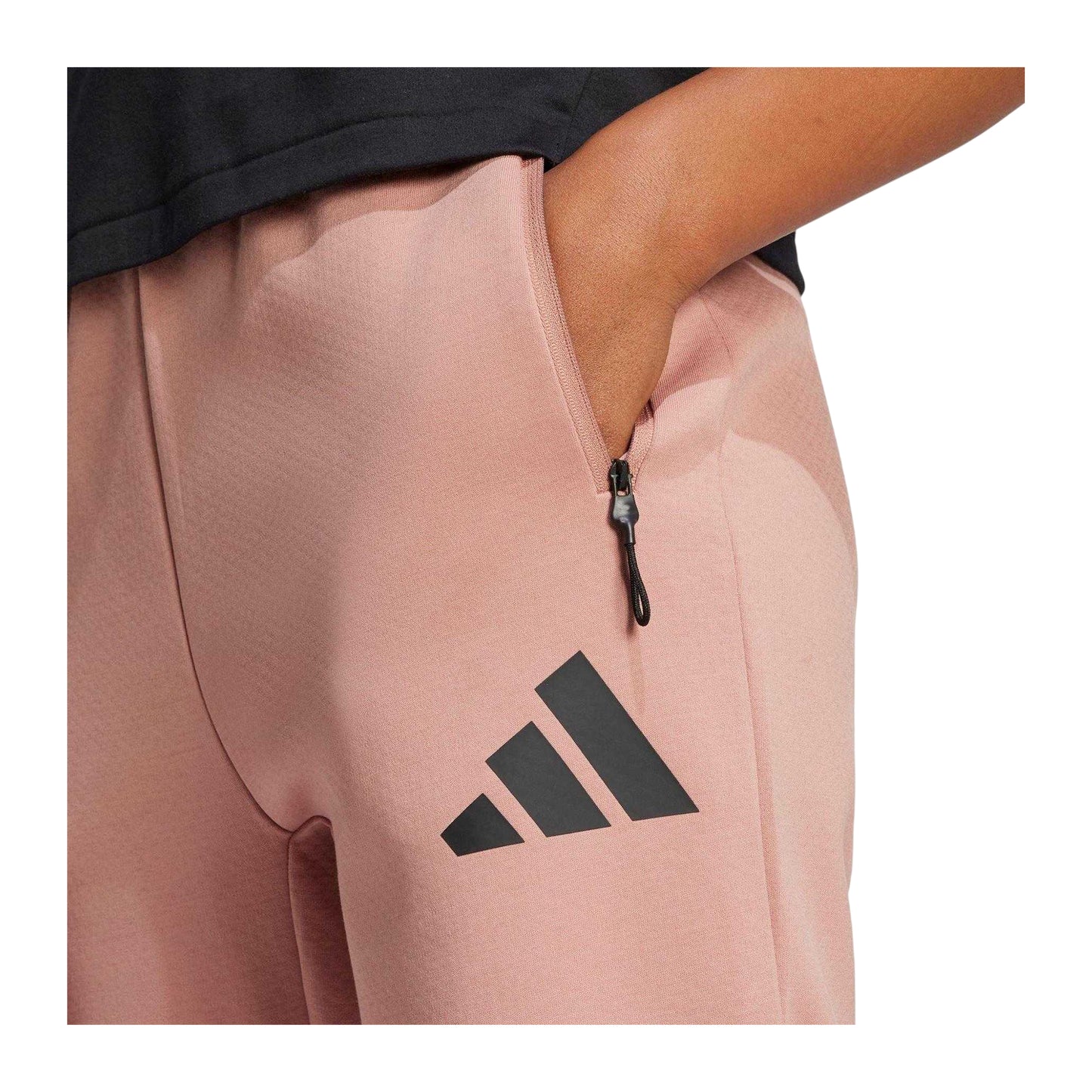 Warm Clay - Lifestyle - Adidas Womens-Ladies Z.N.E. Jersey Jogging Bottoms