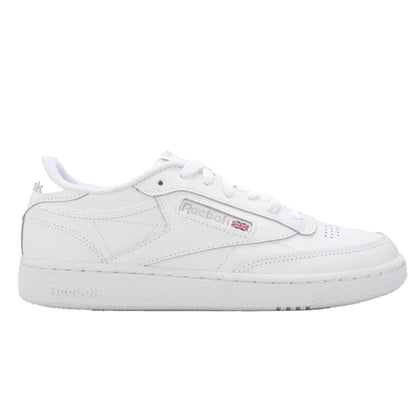 White - Back - Reebok Womens-Ladies Club C 85 Leather Trainers