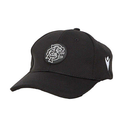 Black - Front - Macron Mens Barbarians Logo Baseball Cap