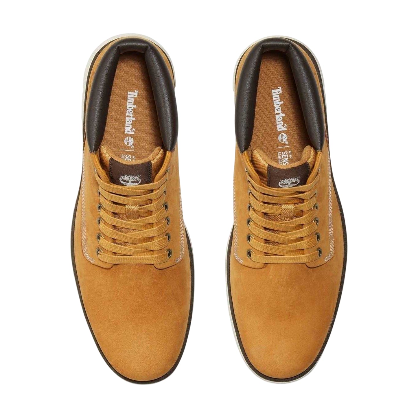 Wheat - Side - Timberland Mens Bradstreet Leather Mid Cut Chukka Boots