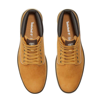 Wheat - Side - Timberland Mens Bradstreet Leather Mid Cut Chukka Boots