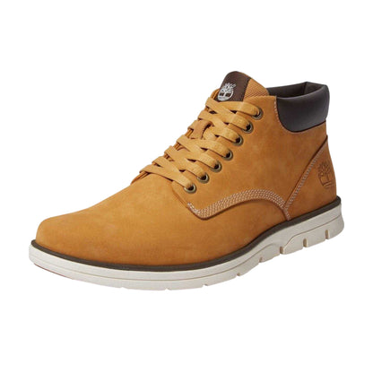 Wheat - Lifestyle - Timberland Mens Bradstreet Leather Mid Cut Chukka Boots