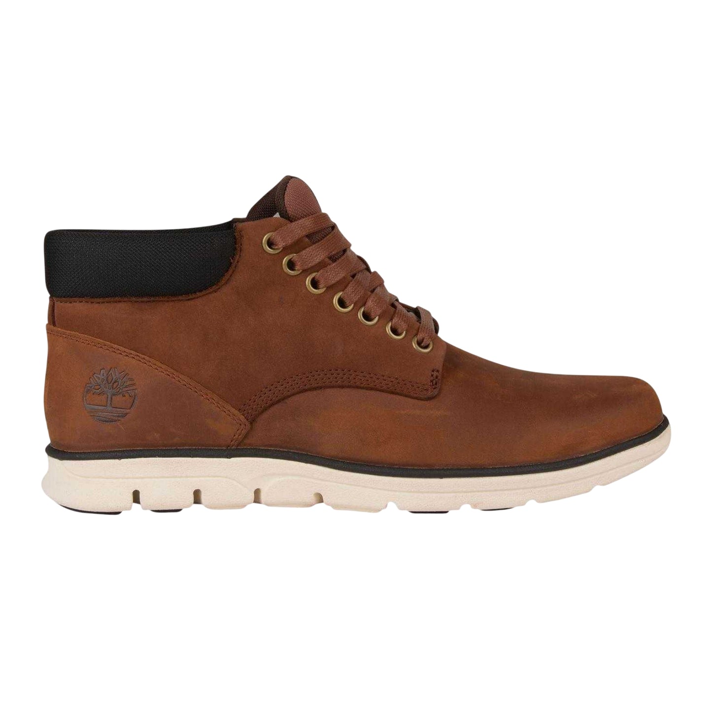 Brown - Front - Timberland Mens Bradstreet Leather Mid Cut Chukka Boots