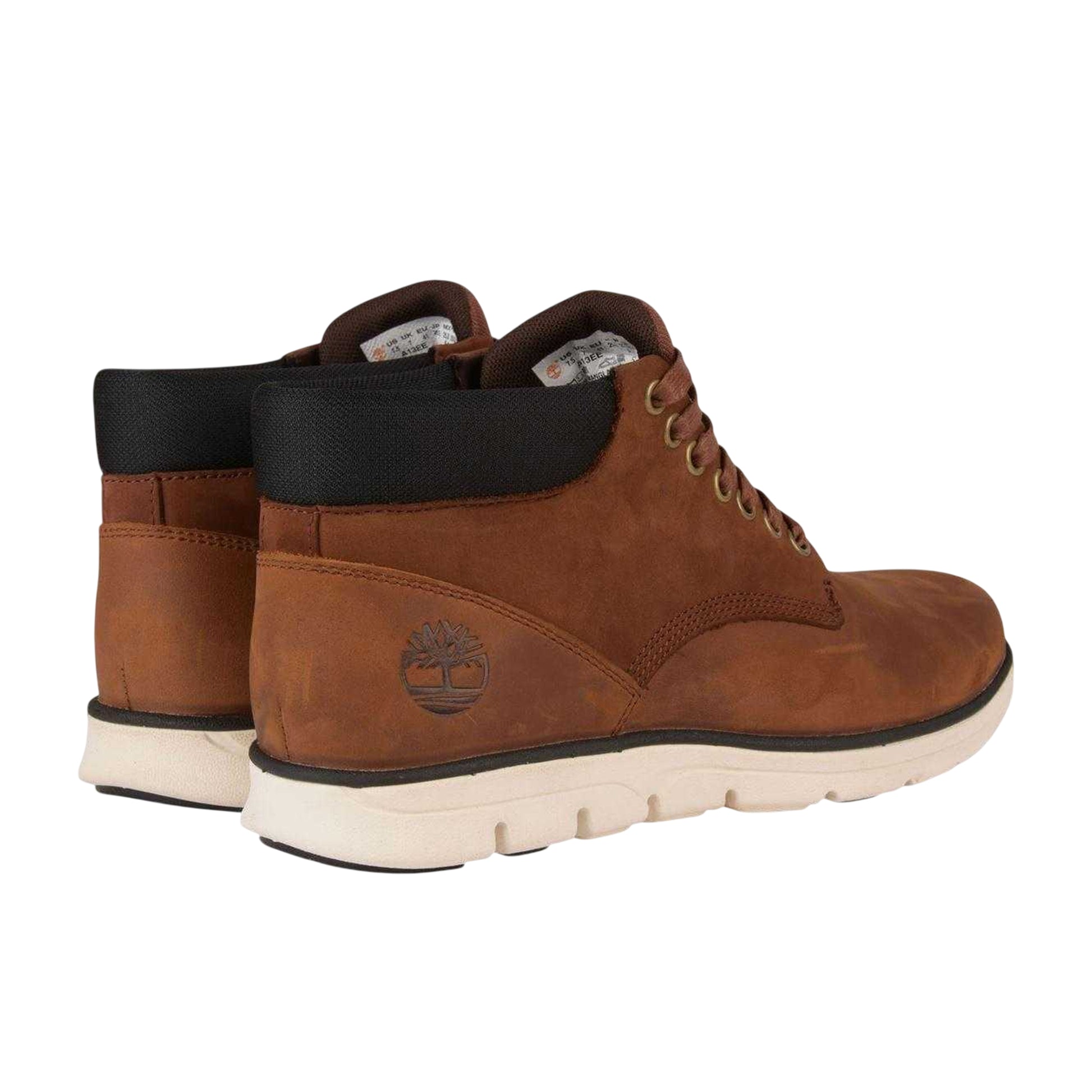 Brown - Back - Timberland Mens Bradstreet Leather Mid Cut Chukka Boots