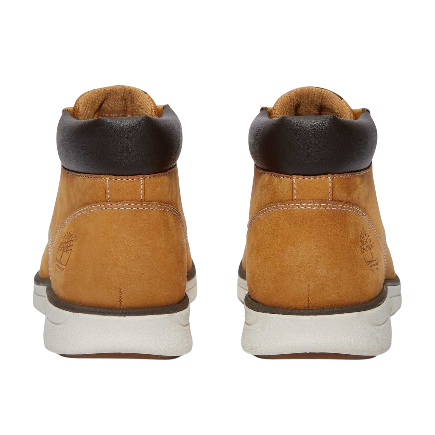 Wheat - Back - Timberland Mens Bradstreet Leather Mid Cut Chukka Boots