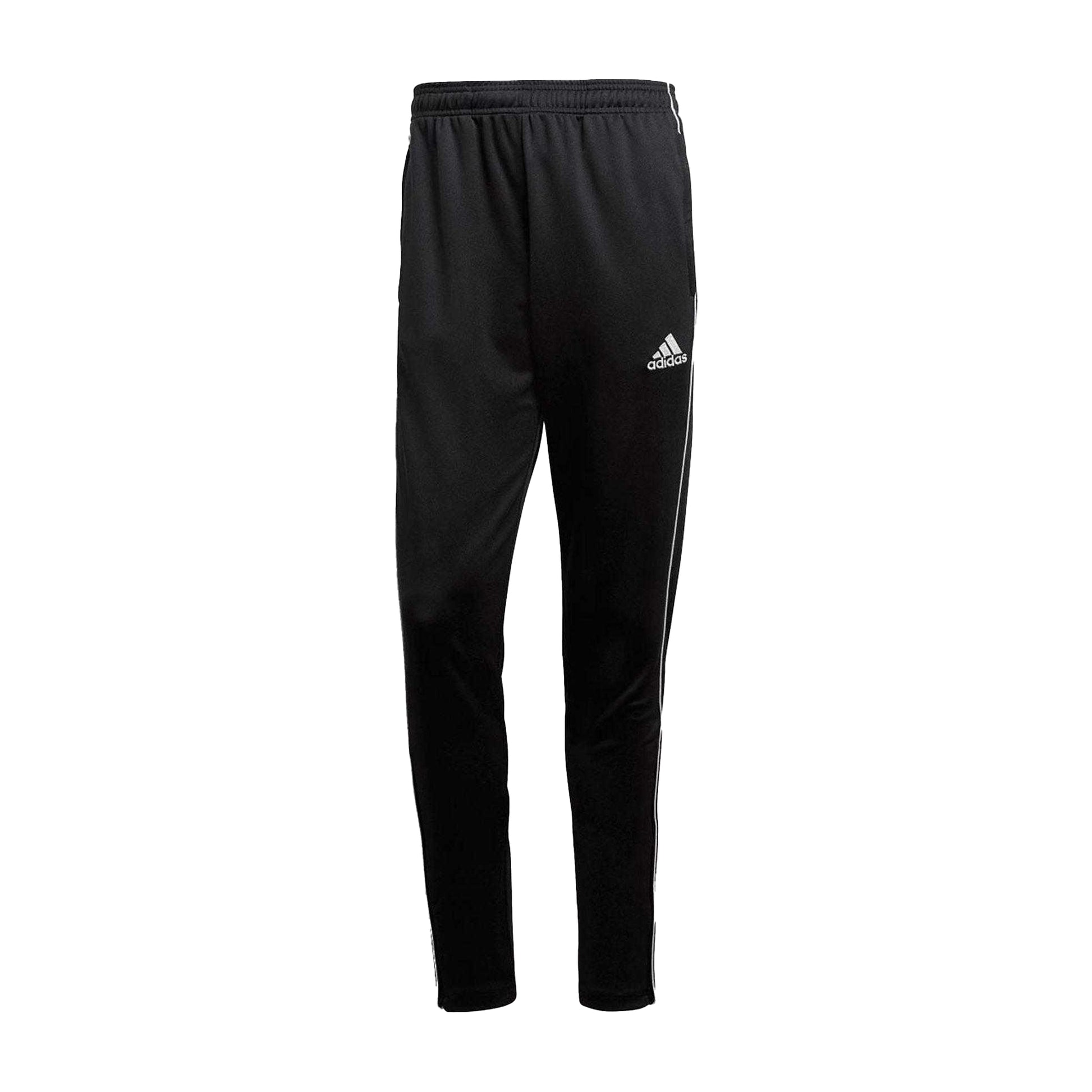 Black - Front - Adidas Mens Core 18 Tracksuit Bottoms