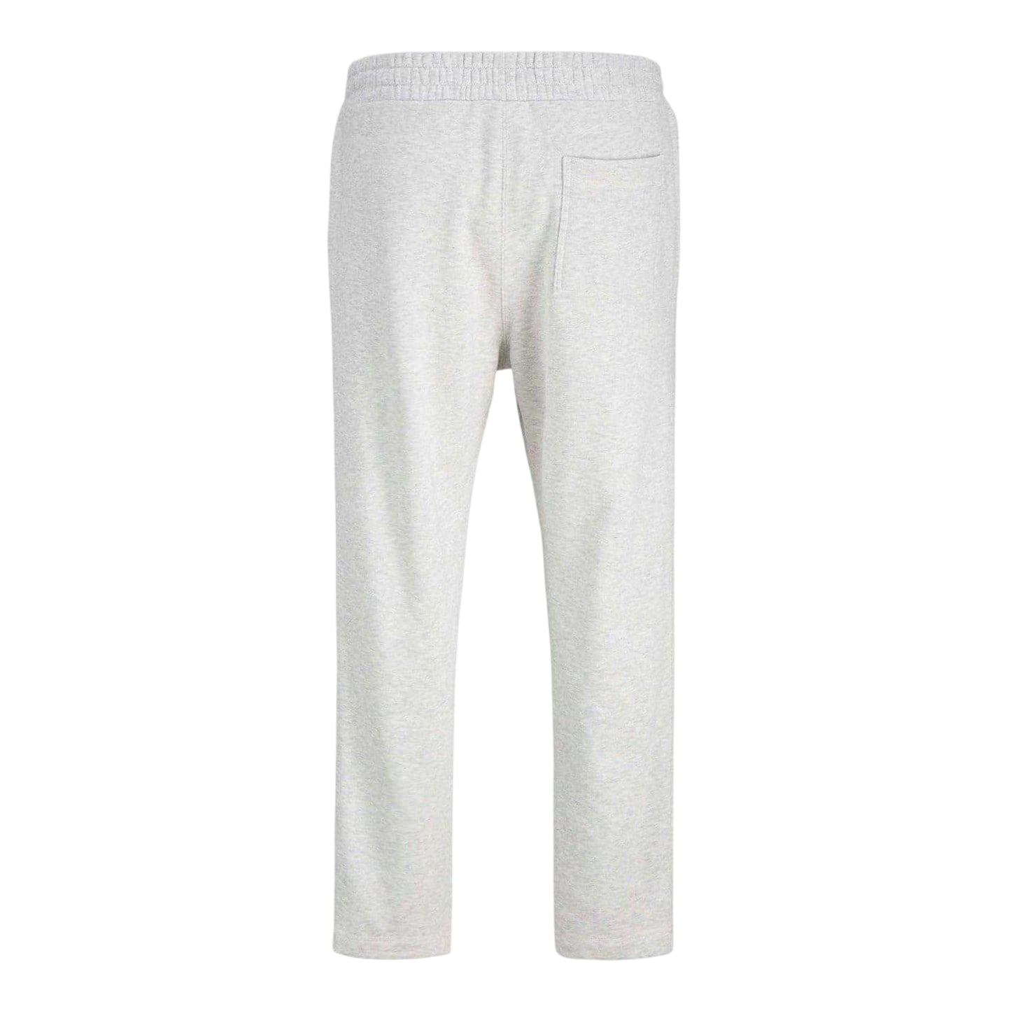 White Melange - Back - Jack And Jones Mens Relaxed Fit Joggers