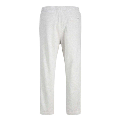White Melange - Back - Jack And Jones Mens Relaxed Fit Joggers
