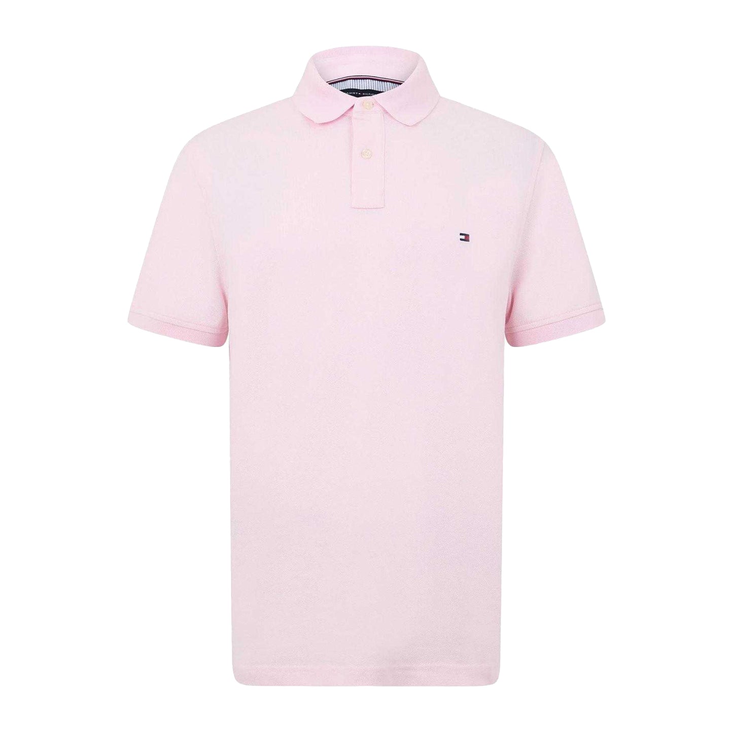 Pink - Front - Tommy Hilfiger Mens 1985 Embroidered Logo Polo Shirt