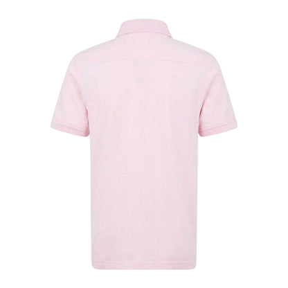 Pink - Back - Tommy Hilfiger Mens 1985 Embroidered Logo Polo Shirt
