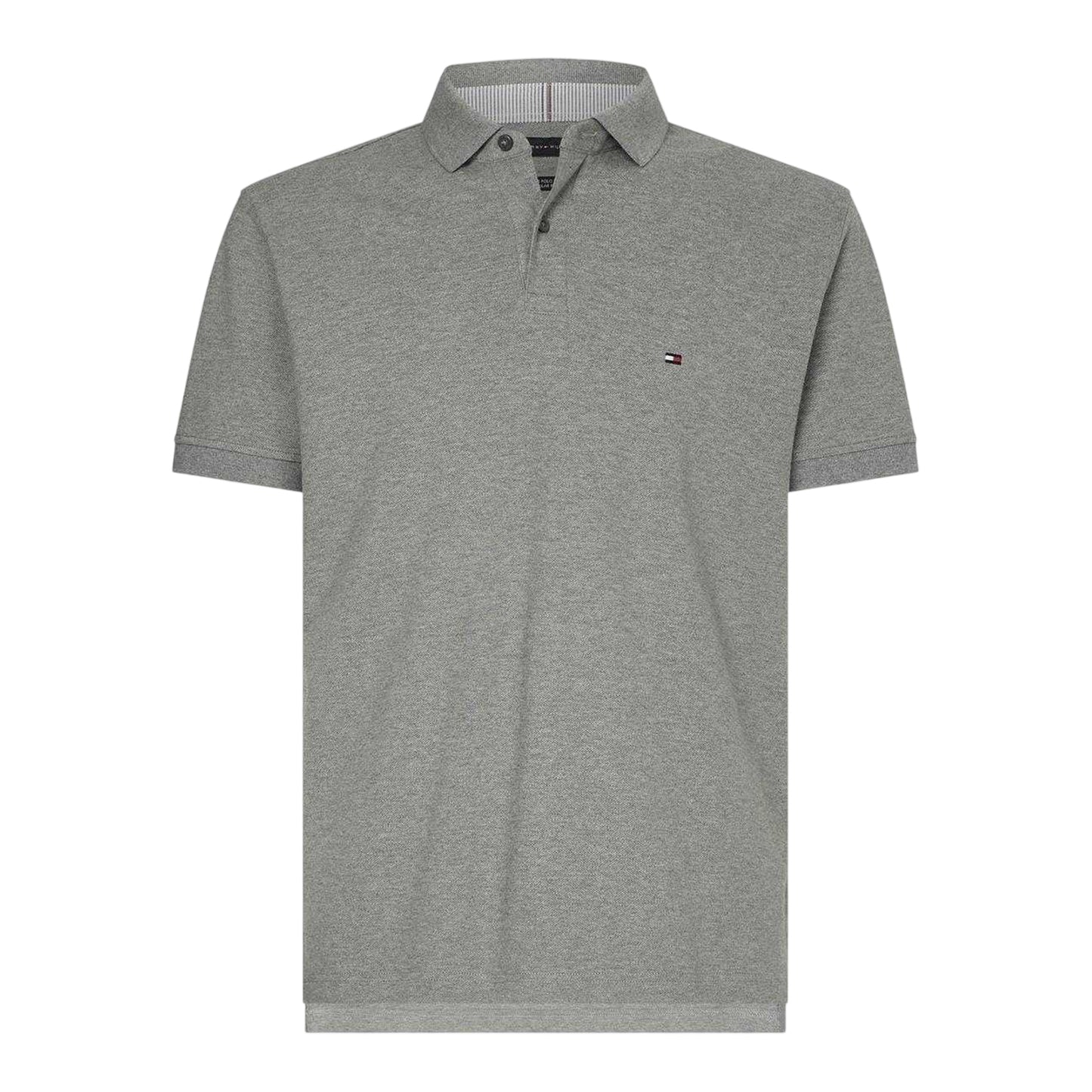 Medium Grey - Front - Tommy Hilfiger Mens 1985 Embroidered Logo Polo Shirt