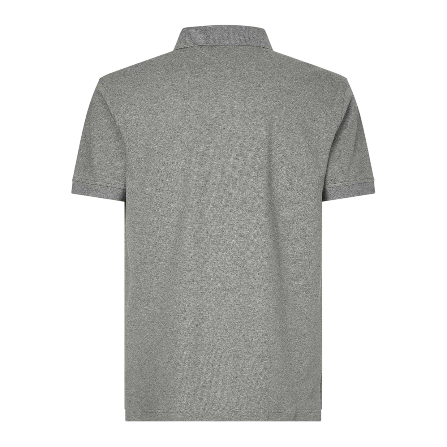 Medium Grey - Back - Tommy Hilfiger Mens 1985 Embroidered Logo Polo Shirt