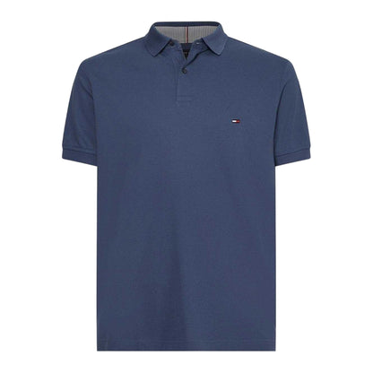 Navy - Front - Tommy Hilfiger Mens 1985 Embroidered Logo Polo Shirt