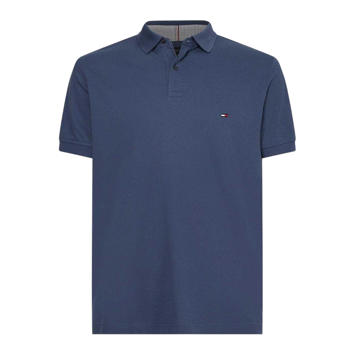 Navy - Front - Tommy Hilfiger Mens 1985 Embroidered Logo Polo Shirt