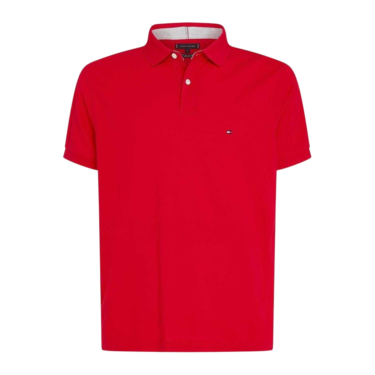 Primary Red - Front - Tommy Hilfiger Mens 1985 Embroidered Logo Polo Shirt