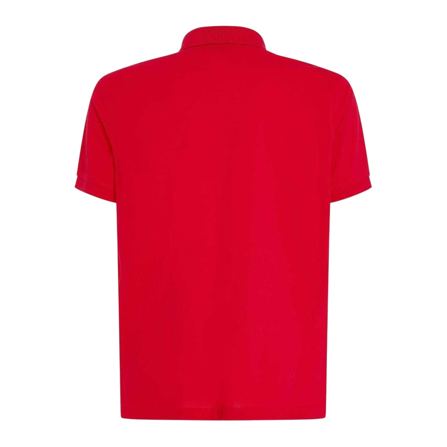 Primary Red - Back - Tommy Hilfiger Mens 1985 Embroidered Logo Polo Shirt