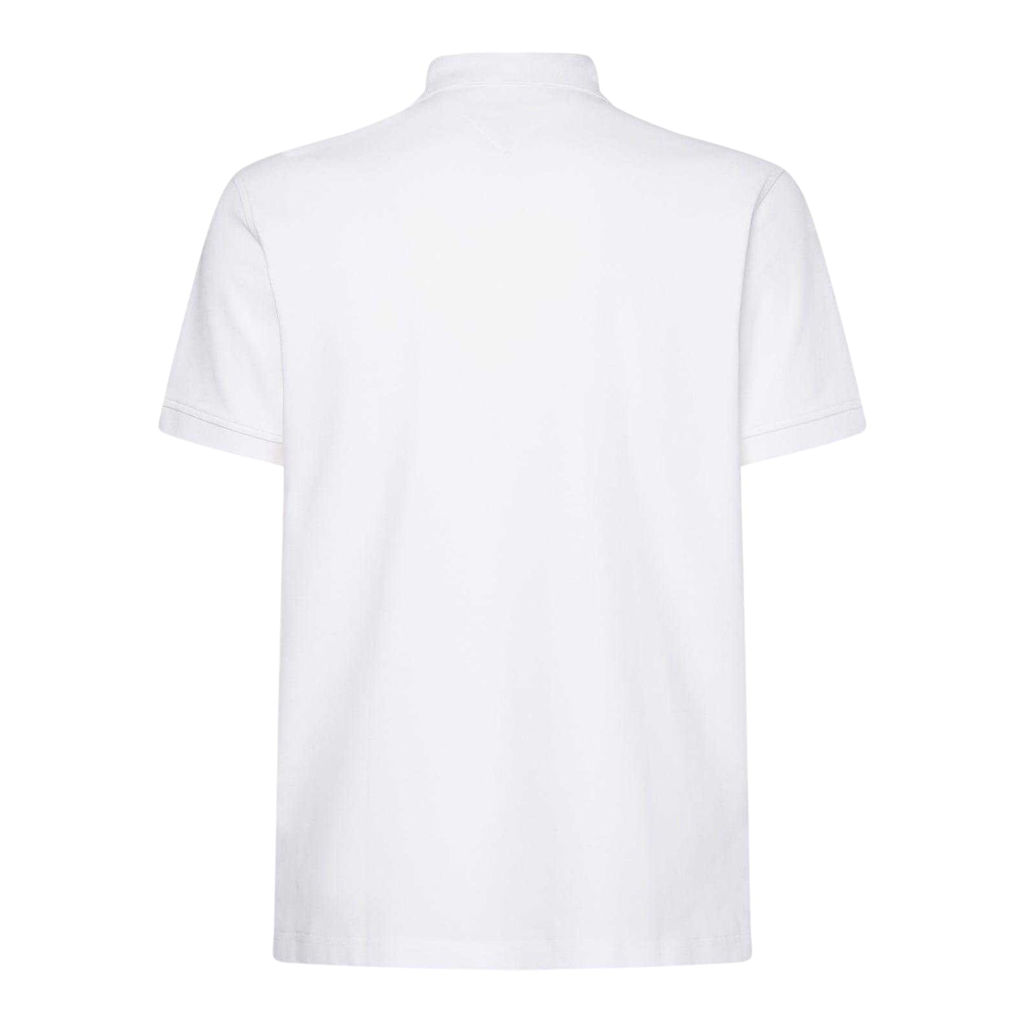 White - Back - Tommy Hilfiger Mens 1985 Embroidered Logo Polo Shirt