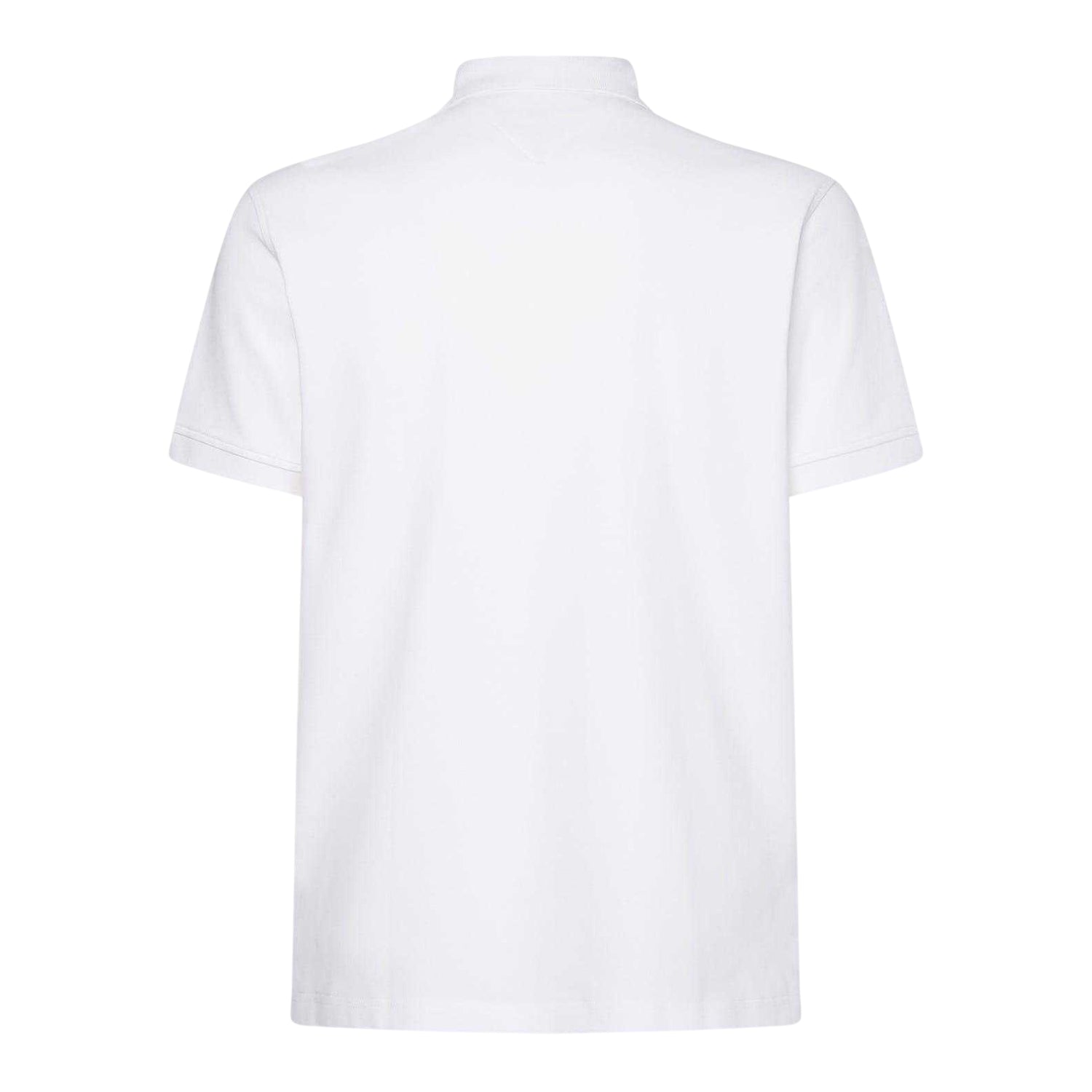 White - Back - Tommy Hilfiger Mens 1985 Embroidered Logo Polo Shirt