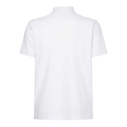 White - Back - Tommy Hilfiger Mens 1985 Embroidered Logo Polo Shirt
