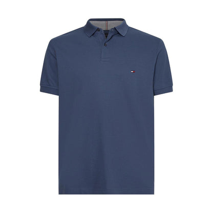 Indigo - Front - Tommy Hilfiger Mens 1985 Embroidered Logo Polo Shirt