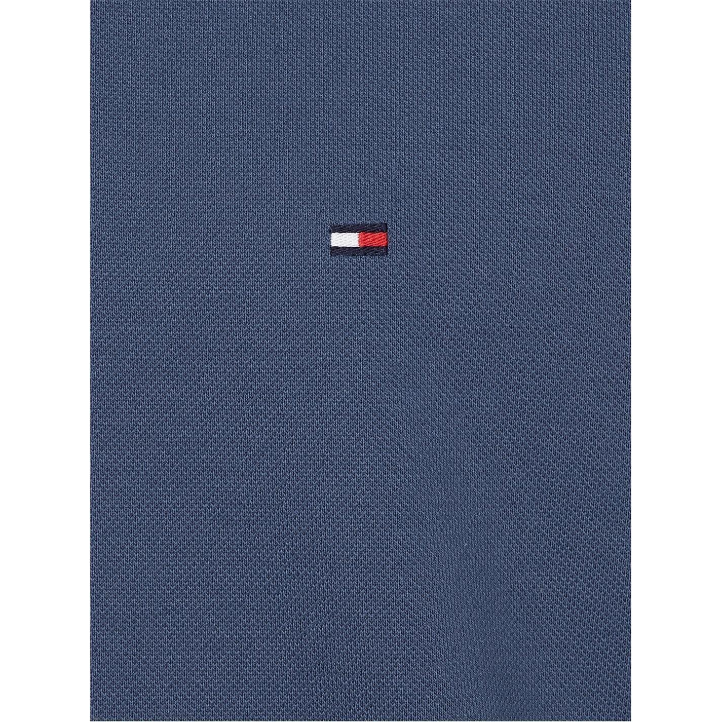 Indigo - Side - Tommy Hilfiger Mens 1985 Embroidered Logo Polo Shirt