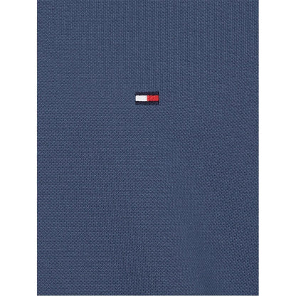 Indigo - Side - Tommy Hilfiger Mens 1985 Embroidered Logo Polo Shirt