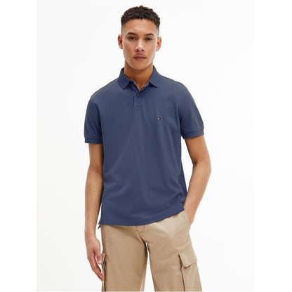 Indigo - Lifestyle - Tommy Hilfiger Mens 1985 Embroidered Logo Polo Shirt