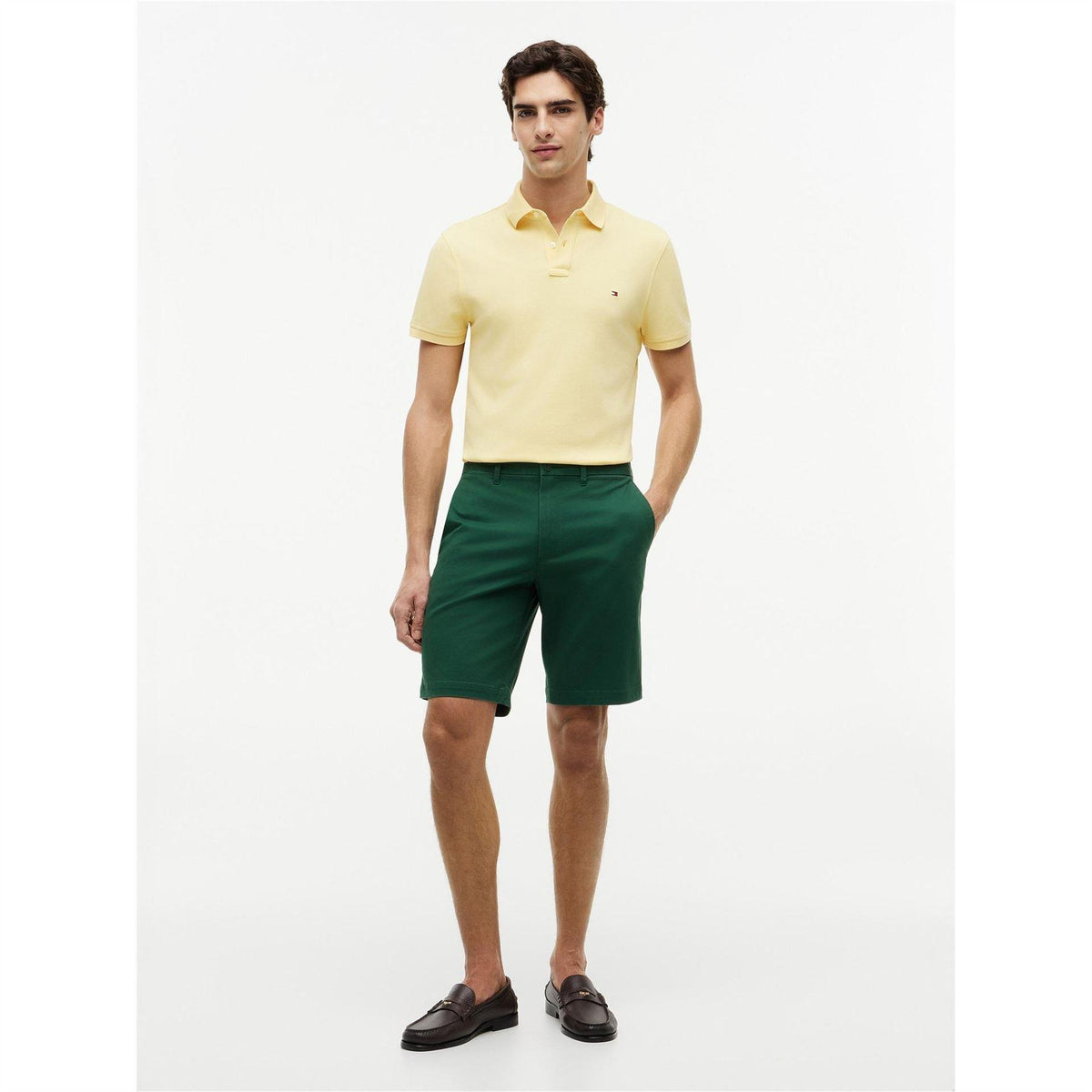 Citronella - Side - Tommy Hilfiger Mens 1985 Embroidered Logo Polo Shirt