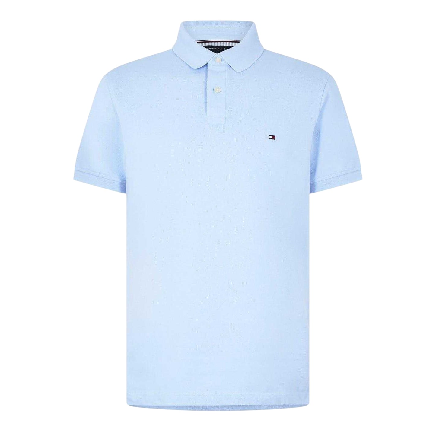 Breezy Blue - Front - Tommy Hilfiger Mens 1985 Embroidered Logo Polo Shirt